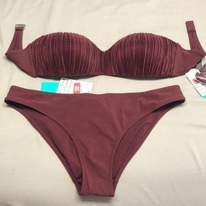H&M bandeau bikini with removable straps